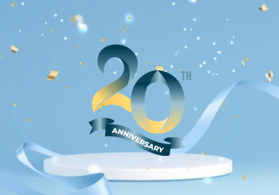 20th Anniversary Banner